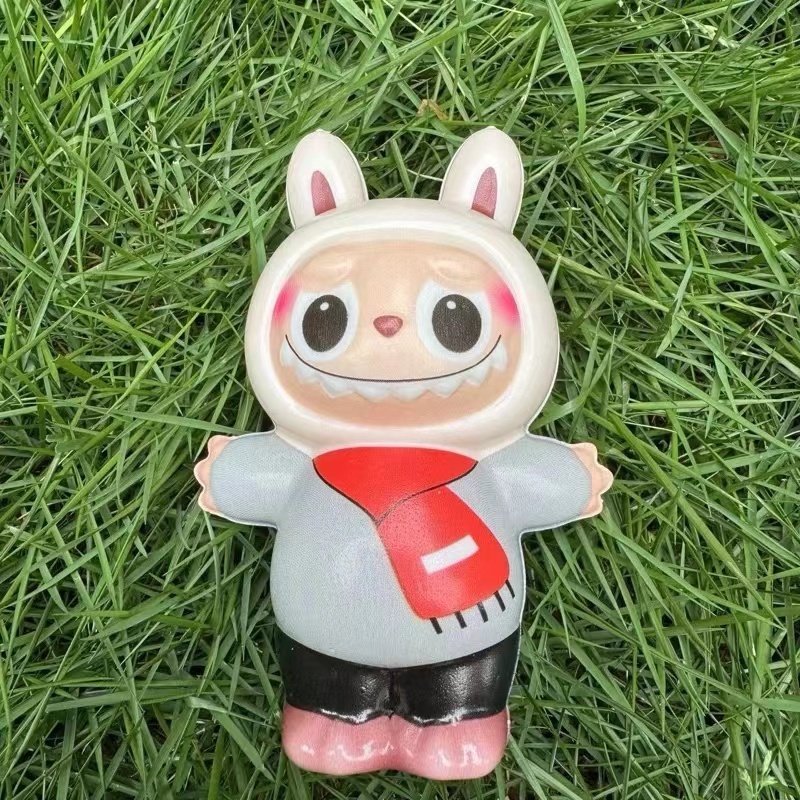 ของเล่นบรรเทาความเครียด สกุชชี่ลาบูบู้มาใหม่น่ารักทุกตัวของเล่นก๊อตจิ สกุชชี่บีบ เล่นผ่อนคลาย WJ-01 สำหรับเด็กและผู้ใหญ่ - รูปที่ 4