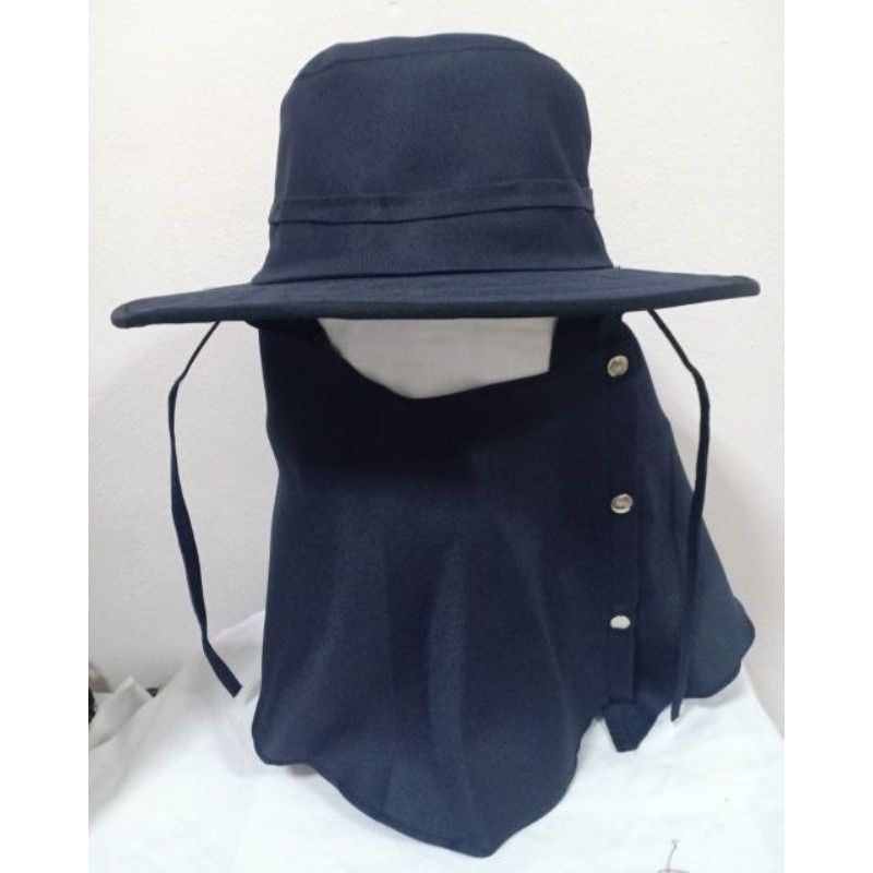 หมวกคลุมหน้าสีพื้น สีล้วน หมวกกันแดด หมวกคลุมหน้า