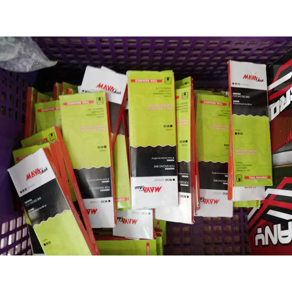 โซ่จักรยาน MAYA 6-7-8 speed 116 ข้อ ไม่มีปลดเร็ว มีกล่อง ส่งจากไทย ร้านคนไทย