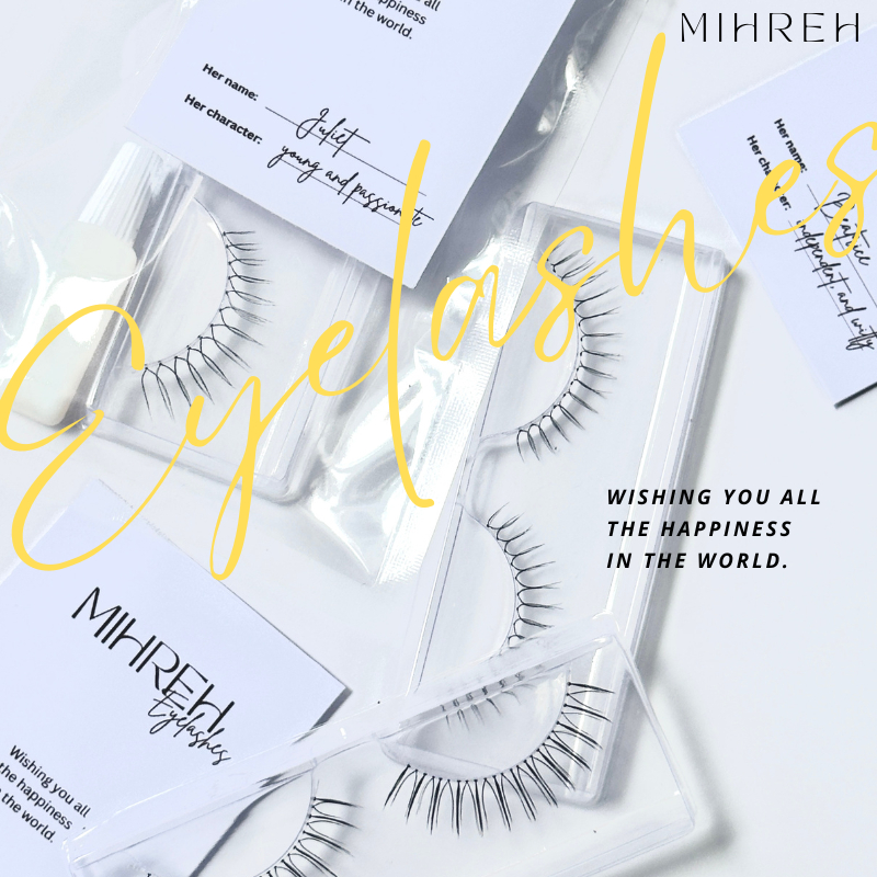 [พร้อมส่ง] Mihreh Shakespeare's heroines Premium eyelash ขนตาปลอมแบบจับช่อ hand made สไตล์เกาหลี ก้านบางติดแล้วสบายตา