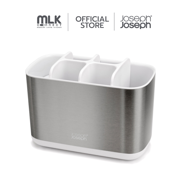 Joseph Joseph อุปกรณ์ใส่แปรงสีฟันและยาสีฟัน สแตนเลส ไซซ์ใหญ่ รุ่น EasyStore N70531