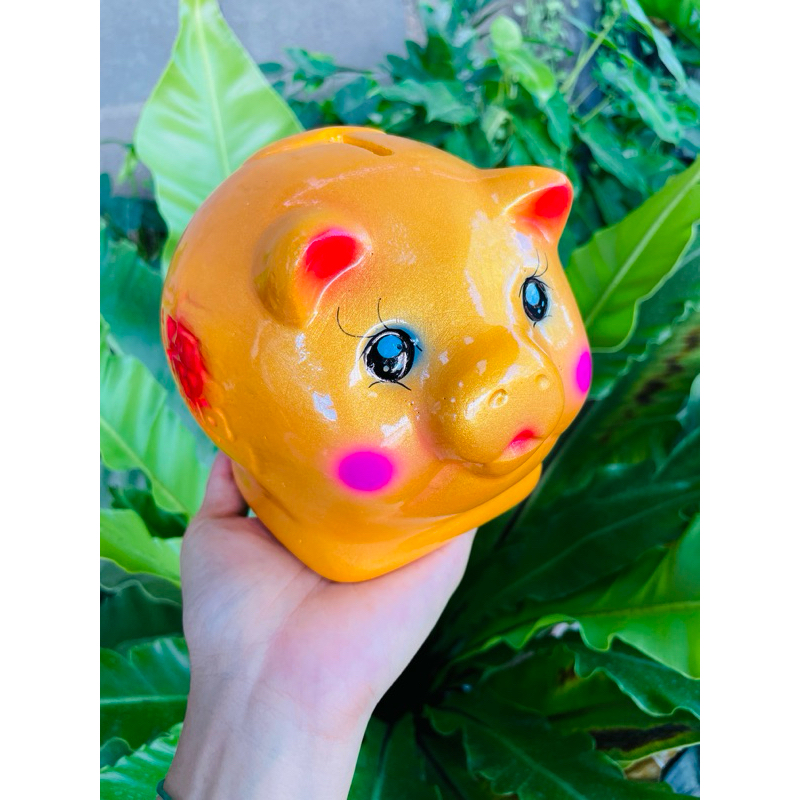กระปุกออมสินรวมหมูไซต์M(แตกเสียหายเปลี่ยนชิ้นใหม่ฟรี)
