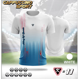 เสื้อกีฬา เสื้อฟุตบอล เสื้อออกกำลังกาย คาปูชิโน่ K11 ราคาถูก S-3XL