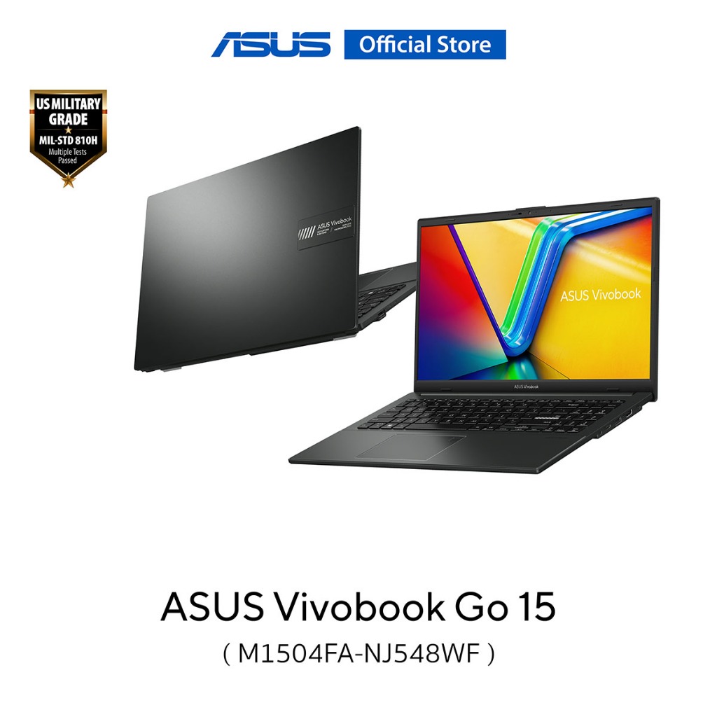 ASUS Vivobook Go 15 (M1504FA-NJ548WF) 15.6" FHD (1920x1080), AMD R5-7520U, 16GB LPDDR5, 512GB SSD, W