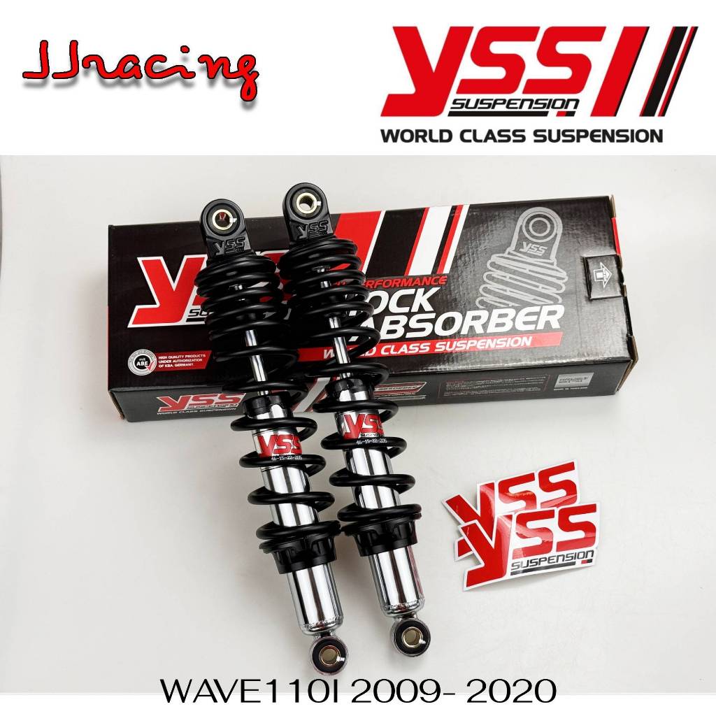 YSS แท้ TOP-PLUS 320มิล ปรับ5ระดับโช้คหลัง WAVE110I 2009-2020 WAVE125I 2005-2021 WAVE125 SUPER CUP YSSแท้ ประกัน 6 เดือน