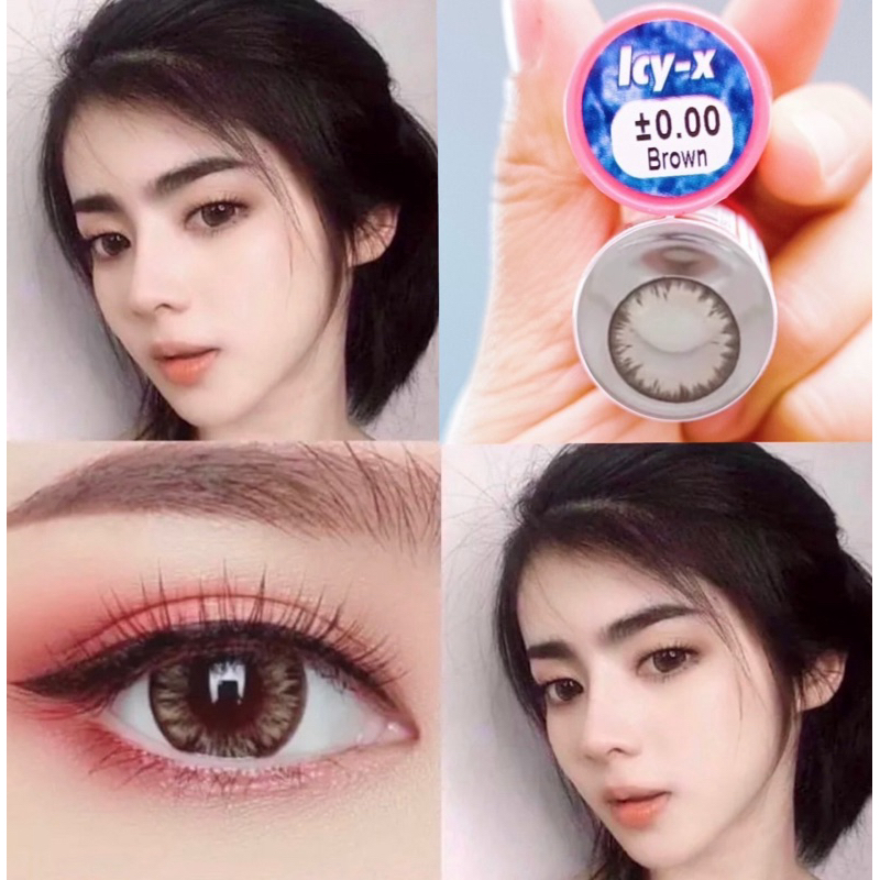 บิ๊กอาย Bigeye สีน้ำตาล ตาหวาน แบบรายเดือน แถมตลับทุกคู่