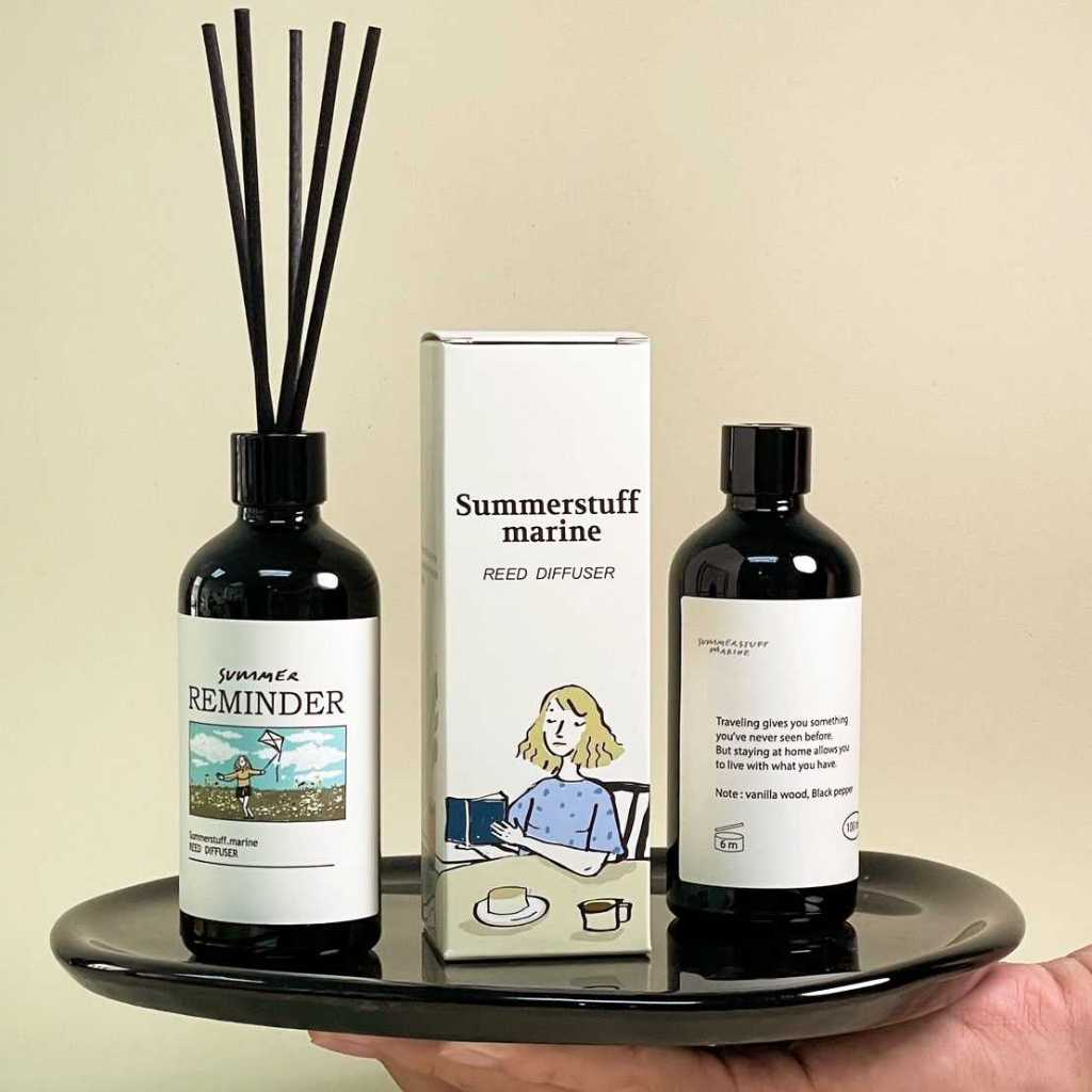 Summerstuff.marine - REED DIFFUSER กลิ่น SUMMER REMINDER (100 ml) - ก้านไม้หอมปรับอากาศ