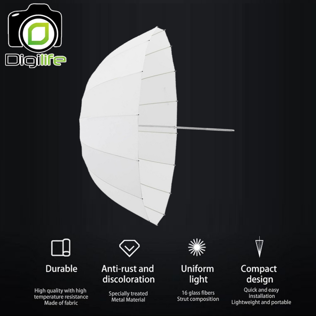 Godox Umbrella UB-85D Transparent Parabolic Umbrella 85 cm. ร่มทะลุ พาราโบลิค 85 ซม.