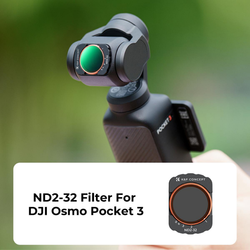 K&F DJI OSMO Pocket 3 (ND2-32) Magnetic Lens Filter (KF01.2544)