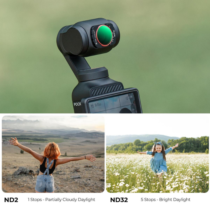K&F DJI OSMO Pocket 3 (ND2-32) Magnetic Lens Filter (KF01.2544)