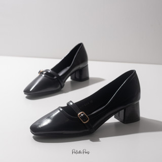 ไซซ์ปกติ 𝗣𝗔𝗟𝗘𝗧𝗧𝗘 𝗣𝗔𝗜𝗥𝗦 | 𝗖𝗟𝗔𝗜𝗥𝗘 𝟴𝟭𝟳-𝗘𝟰𝗔 รองเท้าส้นสูง 2 นิ้ว…