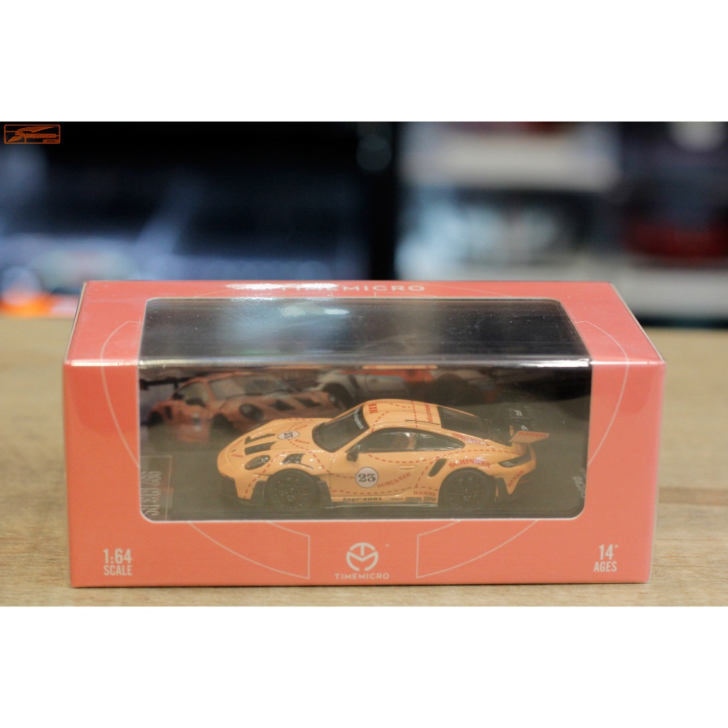 TIME MICRO 1/64 Porsche 992 GT3 RS Pink Pig