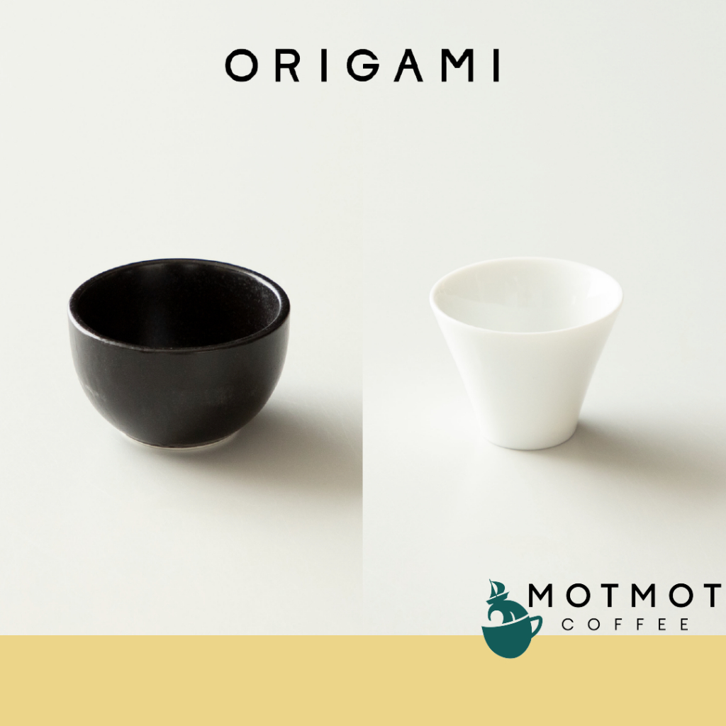 ORIGAMI Sensory Espresso Cup 90-100ml | แก้วชิมช้อตกาแฟ Espresso | MOTMOT COFFEE