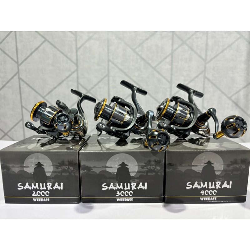 วีแบส ซามูไร Weebass SAMURAI รอกสปินนิ่ง 5+1BB