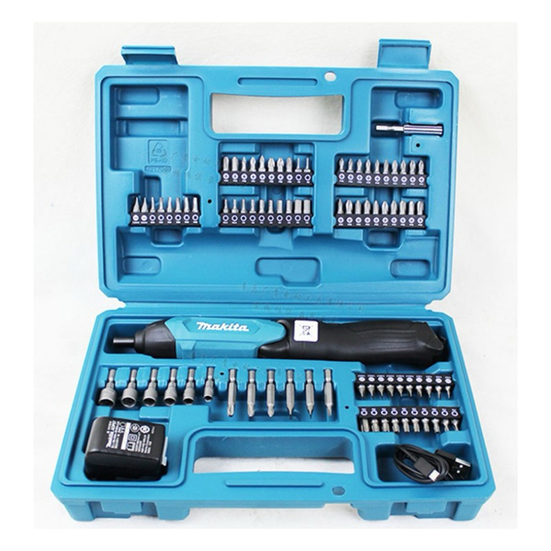 MAKITA ไขควงไฟฟ้าไร้สาย 3.6 โวลต์ รุ่น DF001DW แรงบิดหมุน 6.0 นิวตันเมตร รวมอะแดปเตอร์และสาย USB