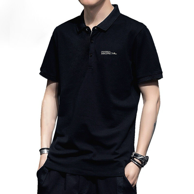 เสื้อโปโลฮอนด้าเเท้ปักยี่ห้อฮอนด้า