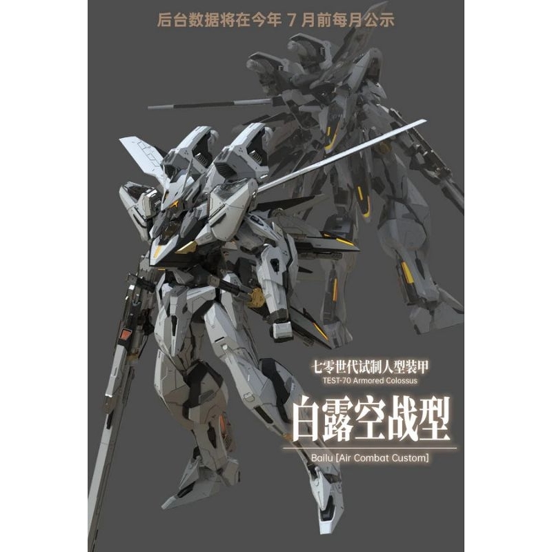 Robox Animation : TEST-70 Armored Colossus Bailu Air Combat Custom โครงในมีชิ้นส่วนโลหะค่ะ