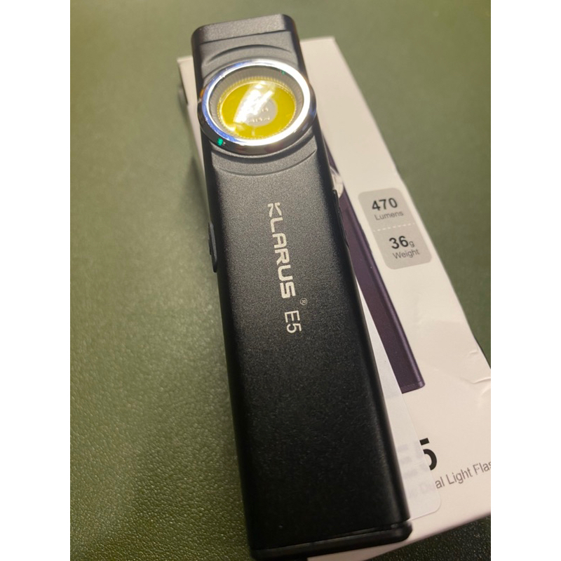 ไฟฉาย klarus E5 COB 2024 ไฟฉายอเนกประสงค์ท้ายแม่เหล็กคุณภาพจาก klarus