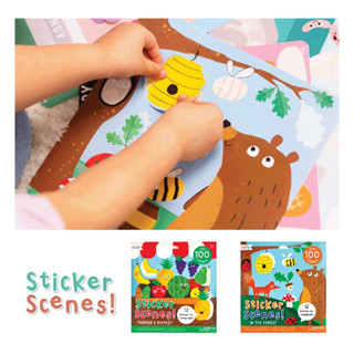 Sticker Scenes ลาย Farmer's Market และ in the forest