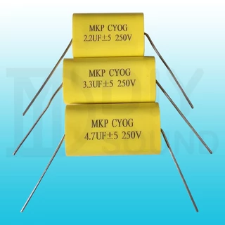 DIYsound Cเสียงแหลม คาปาเสียงแหลม MKP 2.2uf 3.3uf 4.7uf 100V 250V FOR AUDIO ซีเสียงแหลมโม hi.cap ตัวcเสียง Cต่อดอกเสียงแ