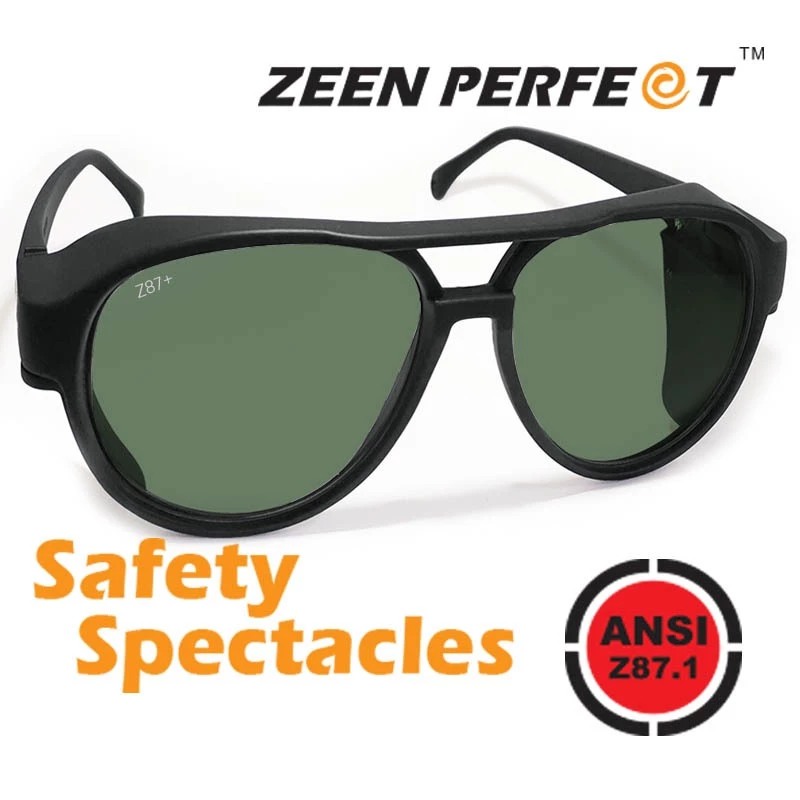 แว่น Safety Side Guard ZEEN PERFECT ทรง Aviator พร้อมกระบังข้าง
