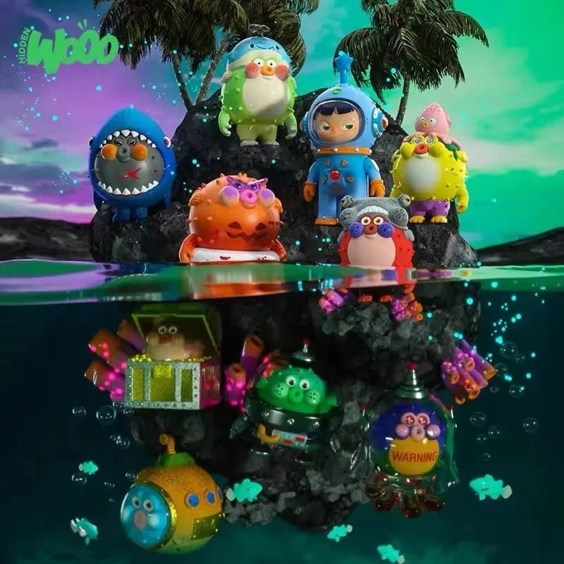 HIDDEN WOOO x CHUBBY FAMILY CHUBBYPOPO Ocean Series ORIGIN VER. PVC Trading Figure