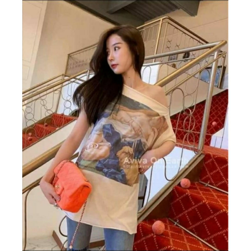 เสื้อยืด ปาดไหล่ งาน U2