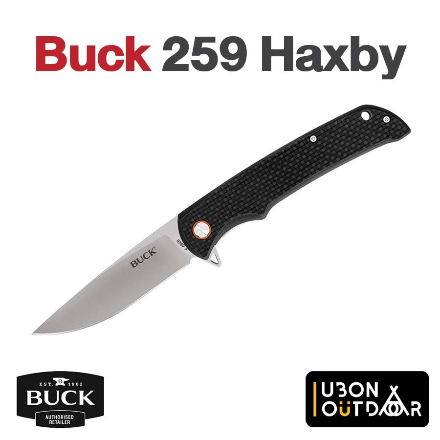 Buck 259 Haxby Knife with Pocket Clip ของแท้ 100 %