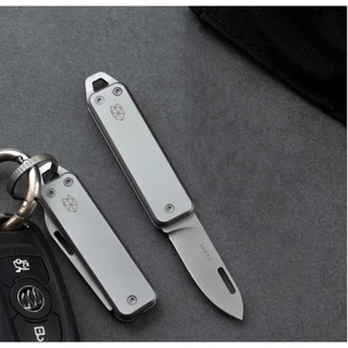 T3 MINI มีดพับกลางแจ้งขอบความแข็งสูง Camping Self-Defense มีดของขวัญผลไม้มีดเปิดกล่องเครื่องมือจี้