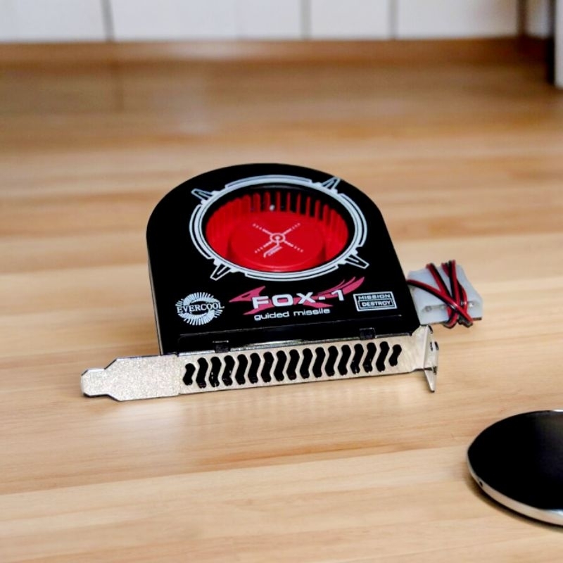 พัดลมคอมดูดความร้อนเคส พัดลม PCI พัดลมการ์ดจอ ดูความร้อนได้ดีมาก