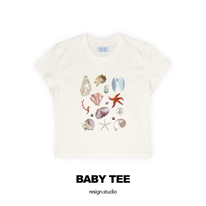 resign studio เสื้อยืด babytee ลาย under the sea