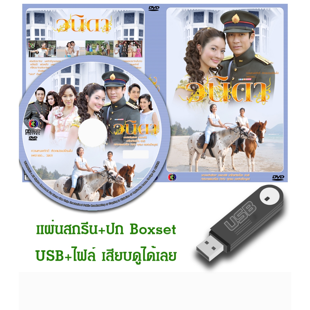 DVD / USB ละครไทยเก่า วนิดา (ปี 2553) (ติ๊ก เจษฎาภรณ์ - แอฟ ทักษอร) (แถมปก)