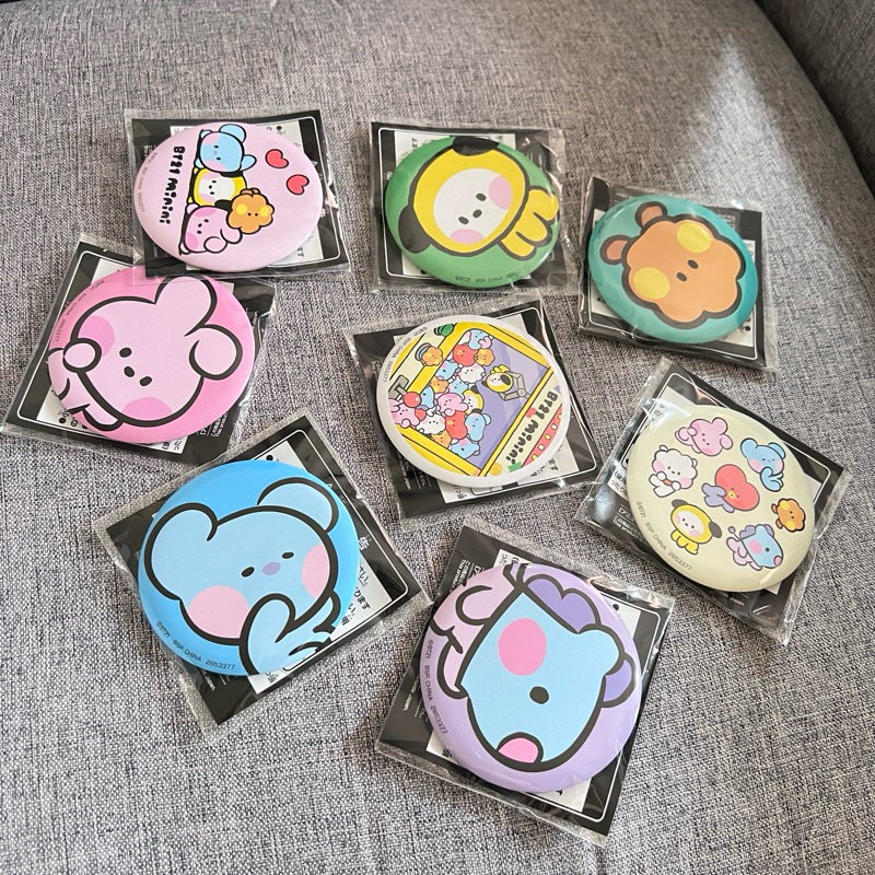 เข็มกลัด bt21 จากญี่ปุ่น เลือกลาย
