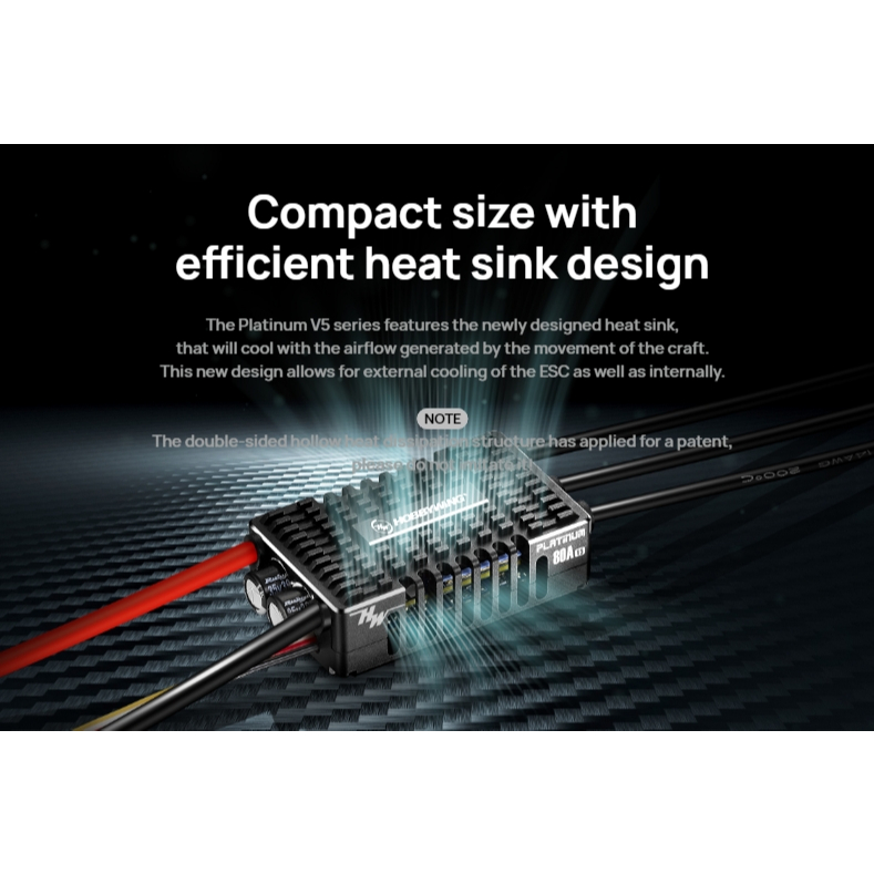 ESC HOBBYWING Platinum 80A V5