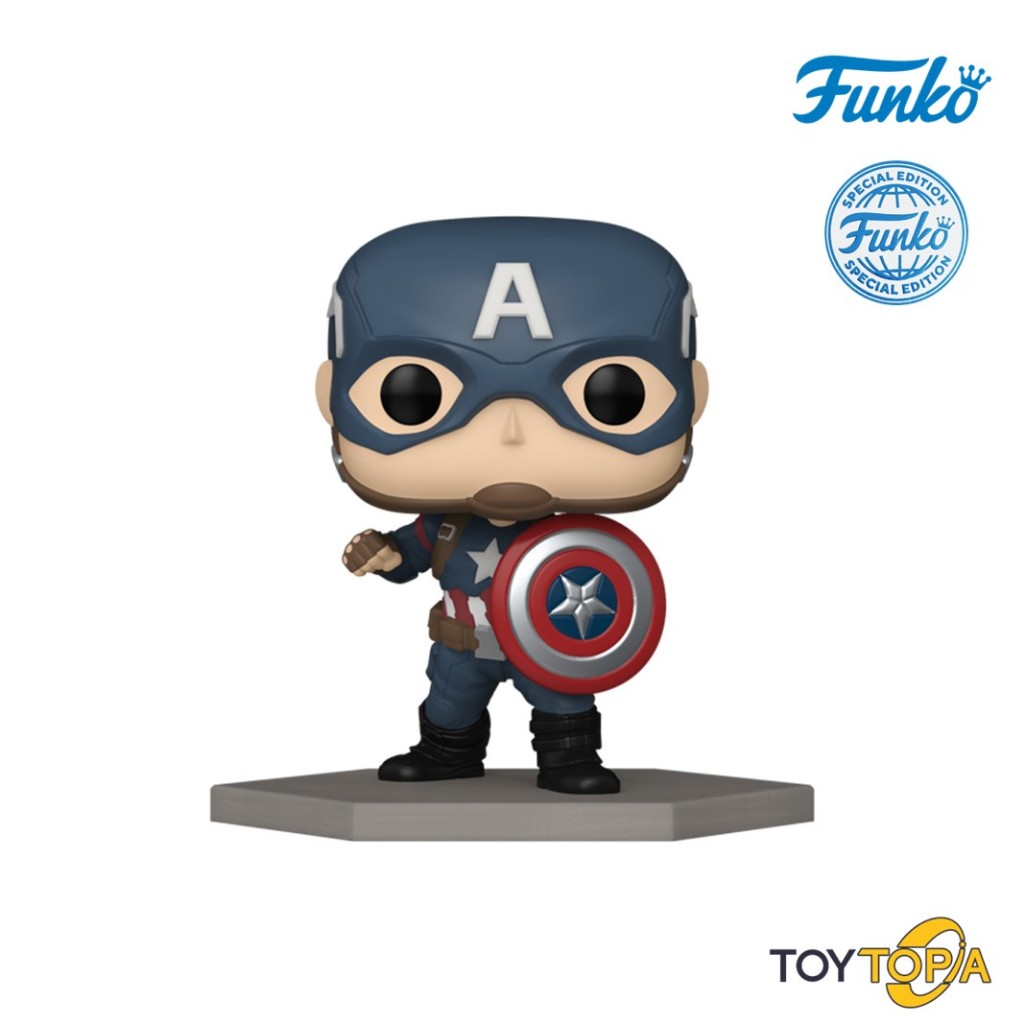 Funko POP! (70101) - Captain America Metallic ver. (Exclusive) POP! Marvel: Civil War