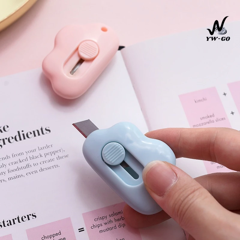 คัตเตอร์พกพาขนาดจิ๊ว คัตเตอร์ตัดกระดาษ มินิคัตเตอร์ (พร้อมส่งค่ะ)MINIคัตเตอร์ก้อนเมฆG2672 thumbnail 4