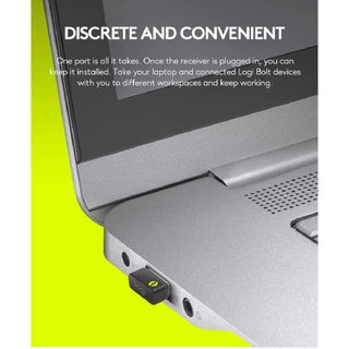 Logitech BOLT USB RECEIVER ตัวรับสัญญาณ USB สำหรับใช้กับเมาส์และคีย์บอร์ดไร้สาย (ตัวรับสัญญาณ USB)