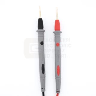 Cadik BA20AT สายมิเตอร์ ปลายแหลมคม ชุบทอง 20A 1000V สายซิลิโคน ยาว 1ม ใช้ดีมาก Multimeter Test Probe