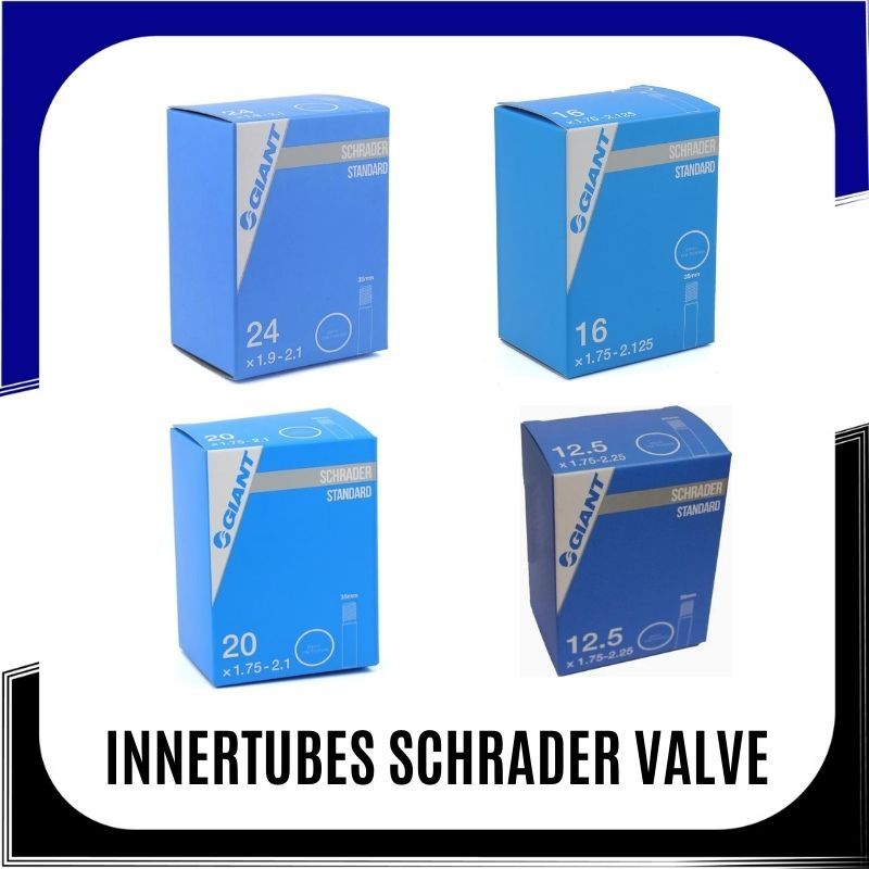 ยางในจักรยาน Giant รุ่น 12.5"/16"/20"/24" Innertubes Schrader Valve (SV)