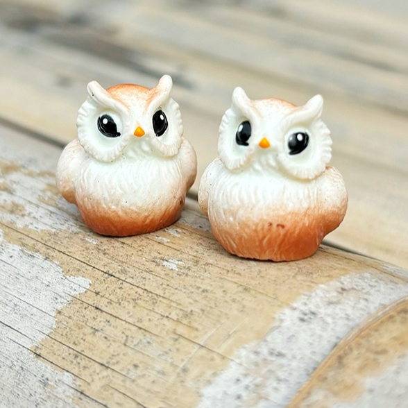 พร้อมส่ง l ถูก 【 นกฮูก ขนาด 1.5 cm 】ถวายพระแม่ลักษมี
