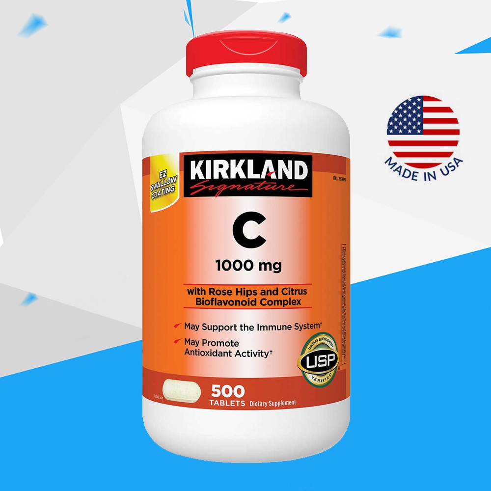 (Exp.05/2029)Kirkland Signature Vitamin C 1000 mg 500 Tablets