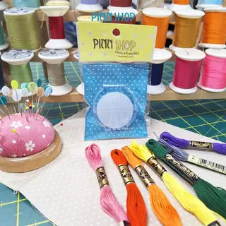 PINNSHOP ขี้ผึ้งรูดด้าย สำหรับงานปัก งานเย็บ งานควิลท์ (สีขาว)