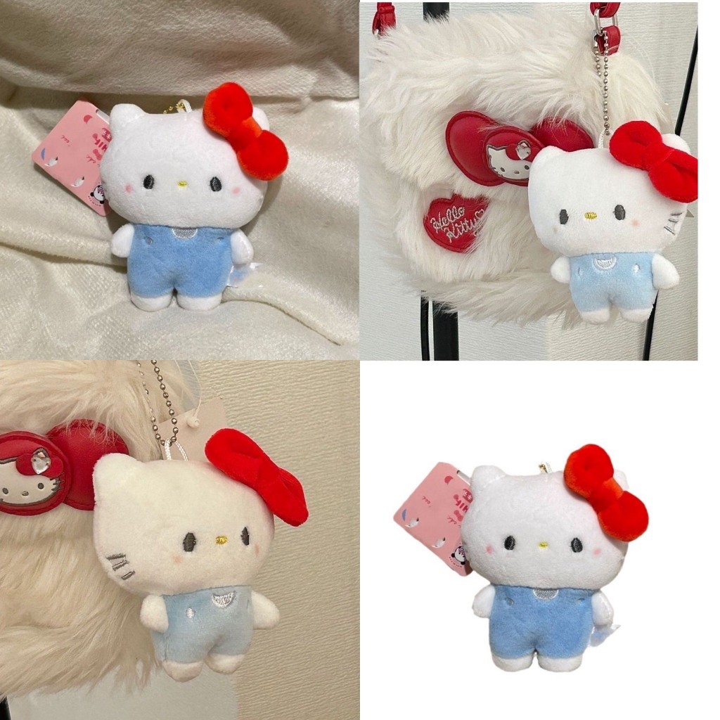 พร้อมส่ง พวงกุญแจ คิตตี้เอี๊ยมฟ้า Kitty keychain ตุ๊กตา hello kitty คีย์เชน พวงกุญแจตุ๊กตาคิตตี้ ที่ห้อยกระเป๋า 46105