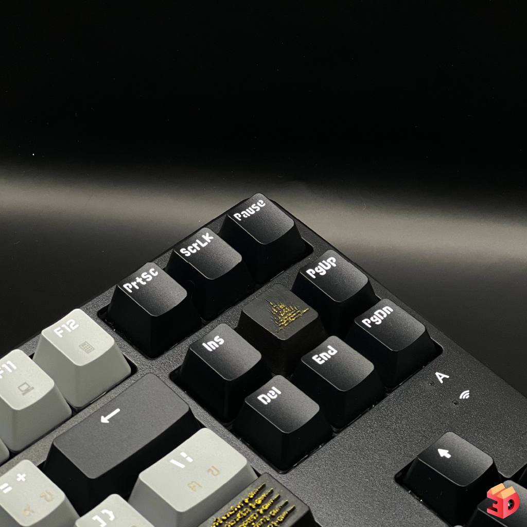 คีย์แคปยันต์โภคทรัพย์ พร้อมส่ง Keycap ปุ่มกดคีย์บอร์ดยันต์โภคทรัพย์ มีพุทธคุณด้านโภคทรัพย์ ทำมาค้าขึ้น มีเงินไหลมาเทมา