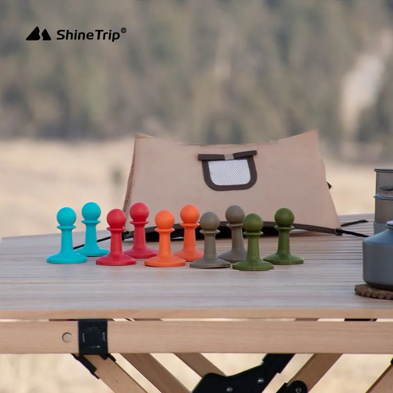 Shinetrip a021 จุกกันฟ้าผ่า (แพ็ค4ชิ้น) จุกปิดหัวเสา ยางปิดหัวเสา จุกครอบปลายเสา จุกเสาทาร์ป