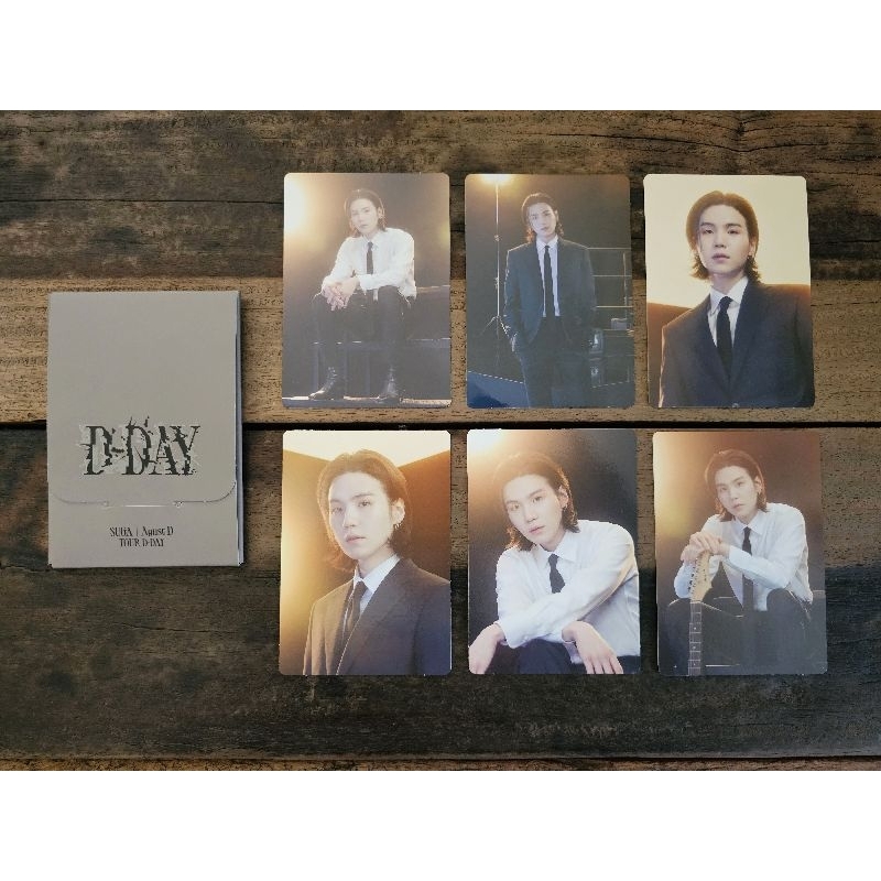 SUGA Agust D set photo card