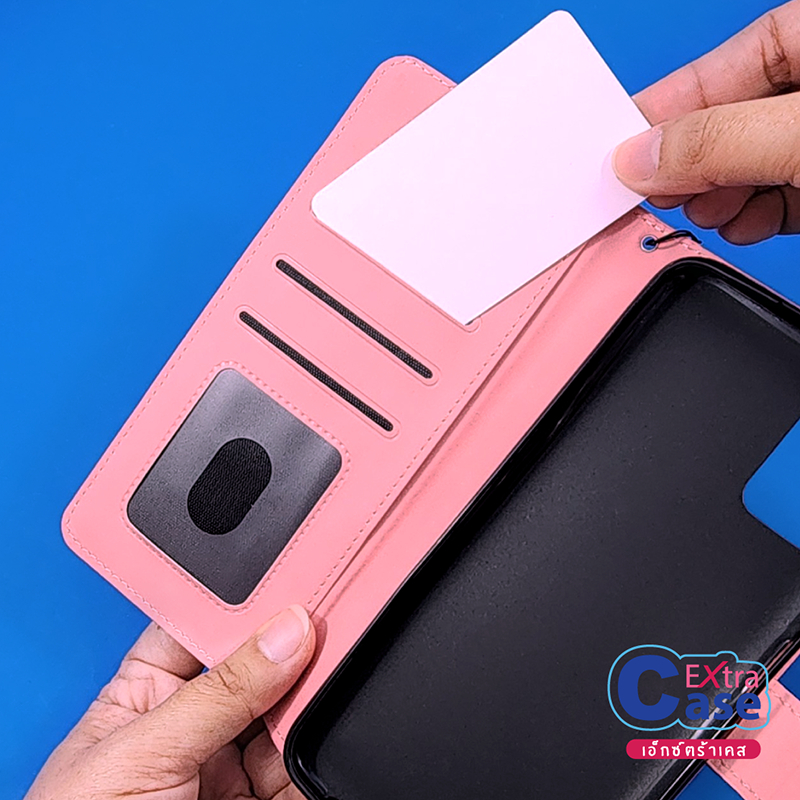 เคสหนังเปิด-ปิด เรียวมี/Realme C53 C65 / เรดมี่ A1+ A2+ A3 13C Poco C65/ Smart7 Smart 8 มีช่องใส่การ์ดและรูปถ่าย - รูปที่ 2