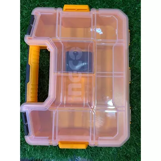 INGCO กล่องใสเครื่องมือ อเนกประสงค์ 12 นิ้ว สามารถวางซ้อนกันได้ รุ่น PBX1211 ( Plastic Organizer )