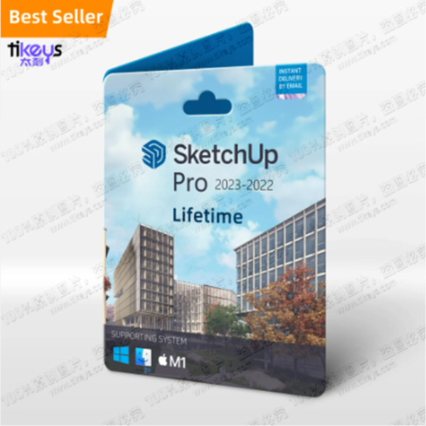 SketchUp Pro 2023 Mac ซอฟต์แวร์โมเดล3D ถาวรตลอดอายุใช้งาน พร้อม VDO วิธีติดตั้ง