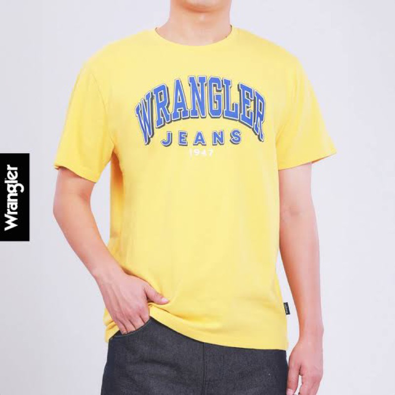 เสื้อยืดแขนสั้นผู้ชายWrangler แบรนด์แท้100%จากShop ป้ายเต็ม990.- ไซด์ S อก38,M อก40,L อก42,XL อก44